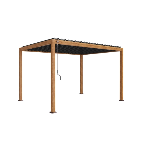 Pergola ogrodowa MIRADOR Premium 111 Delux 3 x 4m Dąb Wiśniowy